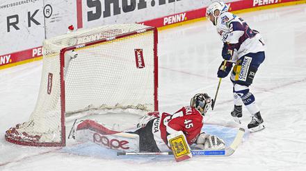 Tobias Eder erzielte in Unterzahl für die Eisbären.