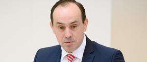 ARCHIV - 25.08.2021, Brandenburg, Potsdam: Ingo Senftleben (CDU) spricht während der Landtagssitzung.  (zu dpa: «CDU-Politiker Senftleben kritisiert seine Partei wegen Umgangs mit AfD») Foto: Soeren Stache/dpa-Zentralbild/dpa +++ dpa-Bildfunk +++