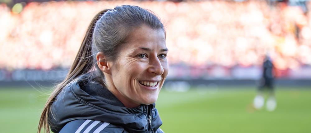 Marie-Louise Eta ist seit November Co-Trainerin der Bundesliga-Mannschaft beim 1. FC Union Berlin.