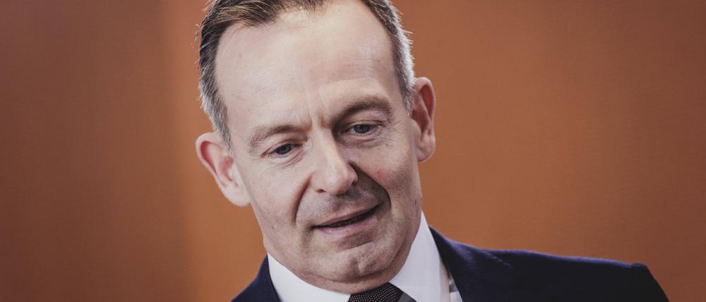 Steht wegen der Wasserstoff-Affäre unter Druck: Verkehrsminister Volker Wissing (FDP).