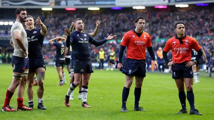 Fünf Minuten dauerte es im Spiel Schottland gegen Frankreich, bis feststand, wer am Ende gewonnen hatte.