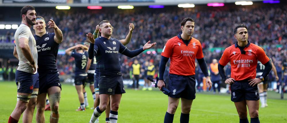Fünf Minuten dauerte es im Spiel Schottland gegen Frankreich, bis feststand, wer am Ende gewonnen hatte.
