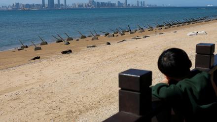 Nur rund zwei Kilometer trennen die Inseln Kinmen von der chinesischen Metropole Xiamen.