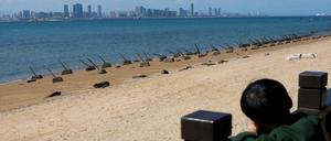 Nur rund zwei Kilometer trennen die Inseln Kinmen von der chinesischen Metropole Xiamen.