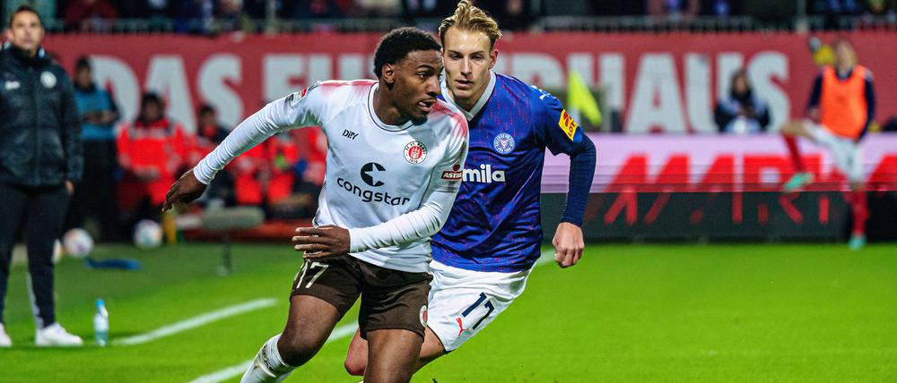 Oladapo Afolayan erzielte zwei Tore für den FC St. Pauli.