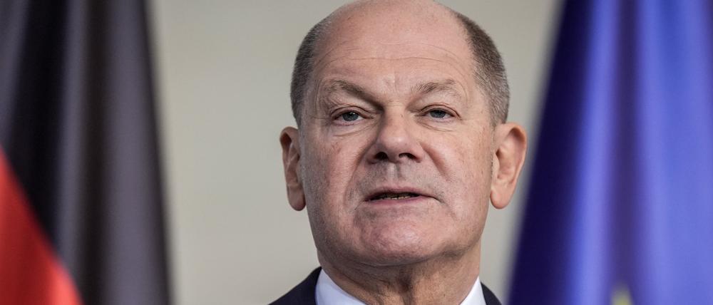 Bundeskanzler Olaf Scholz (SPD).