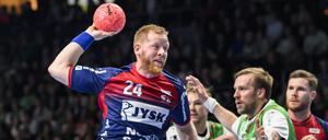 Für Jim Gottfridsson geht es mit SG Flensburg-Handewitt an diesem Wochenende gegen die Füchse. 