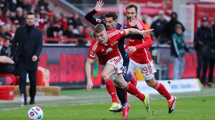 Andras Schäfer traf zum zwischenzeitlichen 2:1 für Union.