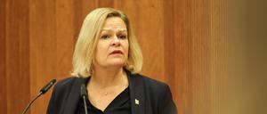 Nancy Faeser, Bundesministerin des Innern und für Heimat. 