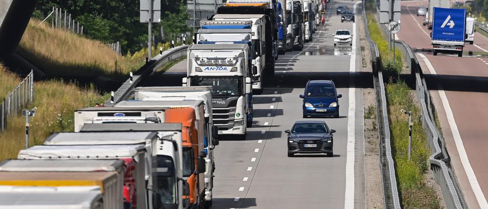 Eine Autobahn (Symbolbild).