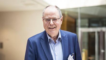 Peer Steinbrück im Willy-Brandt -Haus in Berlin.
