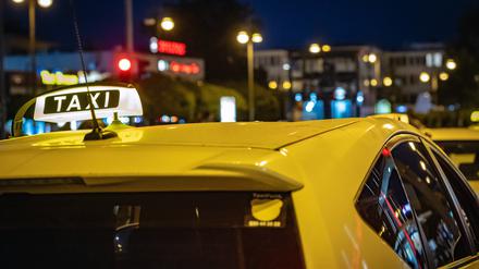 Ein Taxi in Berlin. (Symbolbild)