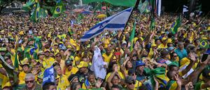 Zehntausende Bolsonaro-Unterstützer in Sao Paulo.