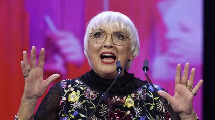 Kulturstaatsministerin Claudia Roth (Grüne) bei der Eröffnungsfeier der Berlinale.