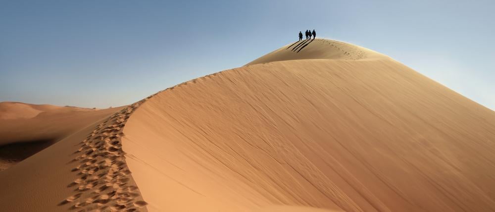 Das Empty Quarter im südlichen Teil Omans macht seinem Namen alle Ehre: Es ist normalerweise menschenleer.