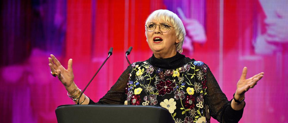 Im Fokus: Staatsministerin Claudia Roth bei der Eröffnung der Berlinale.