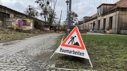 Alte Panzerhalle Bornstedter Feld auf dem Gelände der Fachhochschule