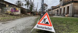 Alte Panzerhalle Bornstedter Feld auf dem Gelände der Fachhochschule