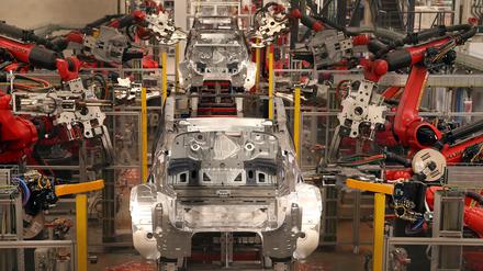 Das Tesla-Werk in Grünheide. 