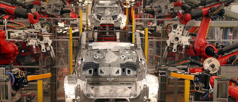 Das Tesla-Werk in Grünheide.