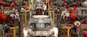 Das Tesla-Werk in Grünheide. 