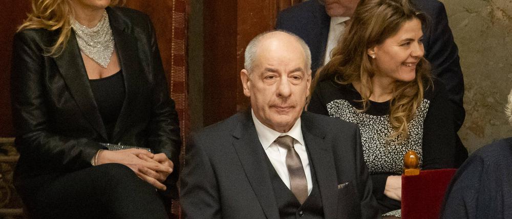 Tamás Sulyok nach seiner Wahl zum Staatspräsidenten am Montag im Parlament in Budapest.