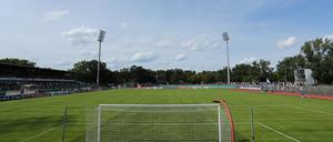 Mommsenstadion in seiner ganzen Schönheit.