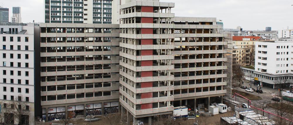 Abriss des Gebäudes An der Urania 4-10.  Copyright liegt bei der Initiative an.der  Urania