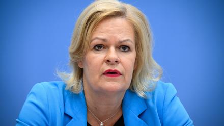 Nancy Faeser (SPD), Bundesministerin für Inneres und Heimat.