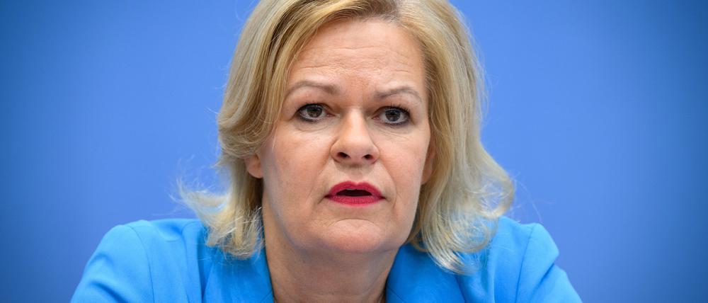 Nancy Faeser (SPD), Bundesministerin für Inneres und Heimat.