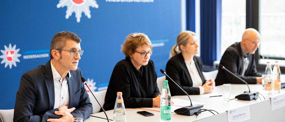 Pressestatement zur Festnahme.