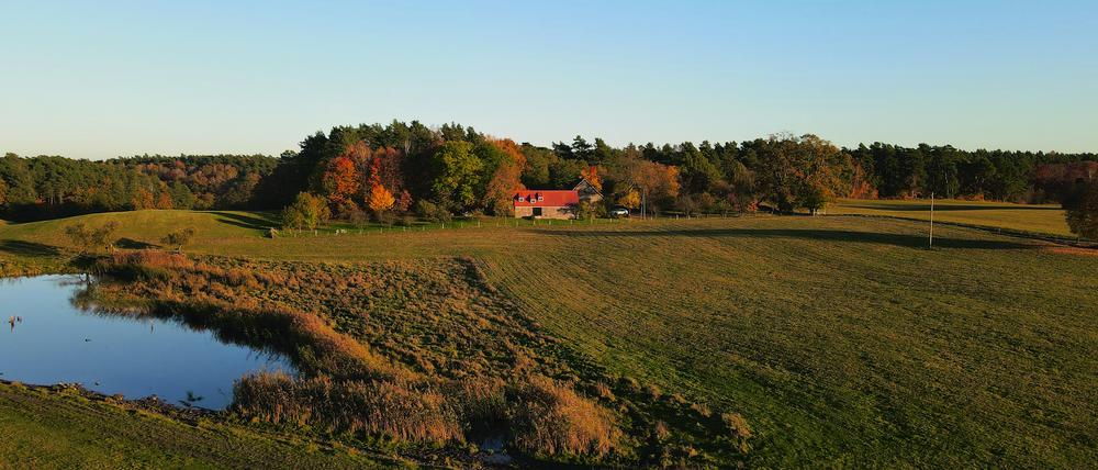 Weit und breit nichts: das Anwesen in der Uckermark.