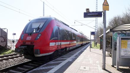 Der Bahnhof Marquardt im Potsdamer Norden.