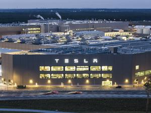 Die Batteriefabrik im Tesla-Werk