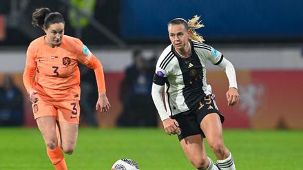 Klara Bühl brachte das DFB-Team in der zweiten Hälfte in Führung.