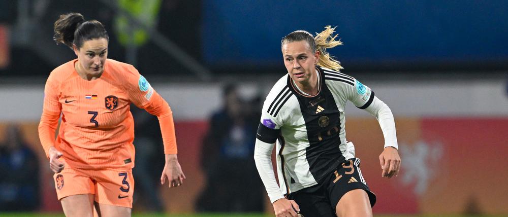 Klara Bühl brachte das DFB-Team in der zweiten Hälfte in Führung.