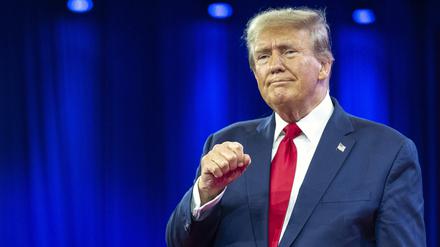 Donald Trump, ehemaliger Präsident der USA und US-Präsidentschaftsbewerber der Republikaner.
