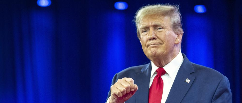 Donald Trump, ehemaliger Präsident der USA und US-Präsidentschaftsbewerber der Republikaner.