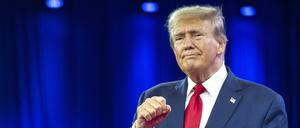 Donald Trump, ehemaliger Präsident der USA und US-Präsidentschaftsbewerber der Republikaner.