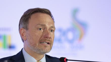Bundesfinanzminister Christian Lindner (FDP). 