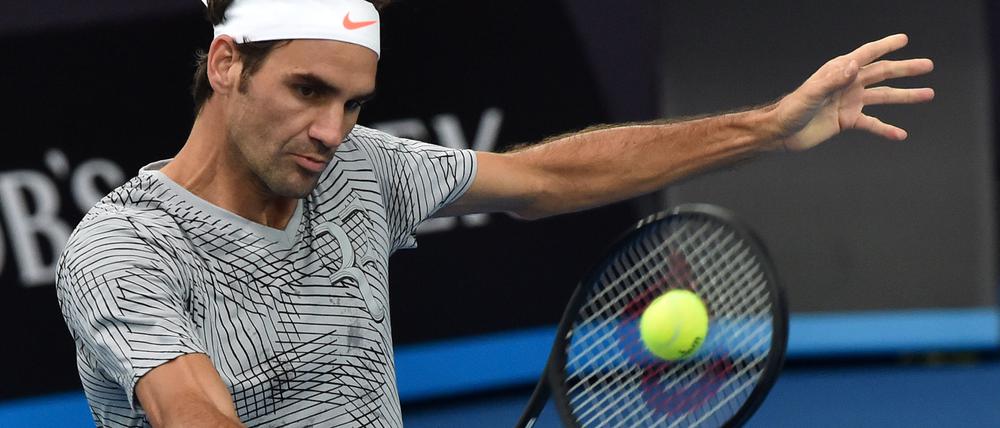 Roger Federers Rückhand ist legendär.