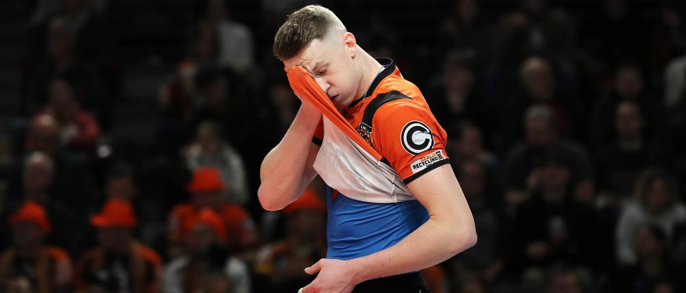 Puh. Marek Sotola und seine Kollegen von den Volleys waren chancenlos.