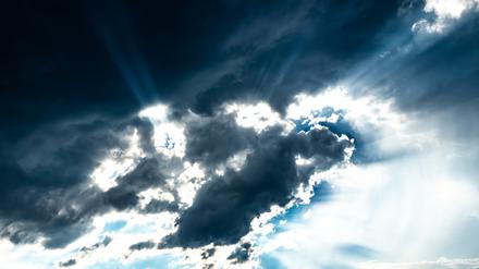 Wolken im Himmel.