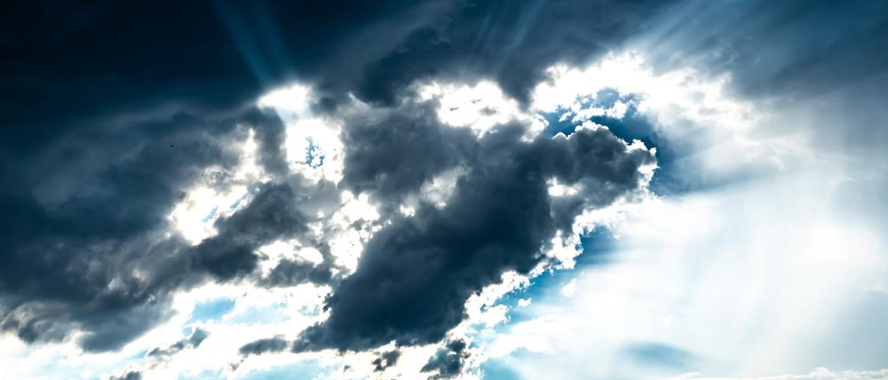 Wolken im Himmel.