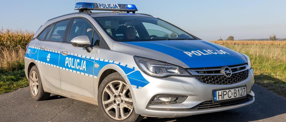 Polnisches Polizeiauto (Symbolbild).