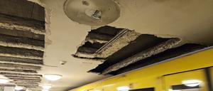 Offene Decken am U-Bahnhof Kottbusser Tor.