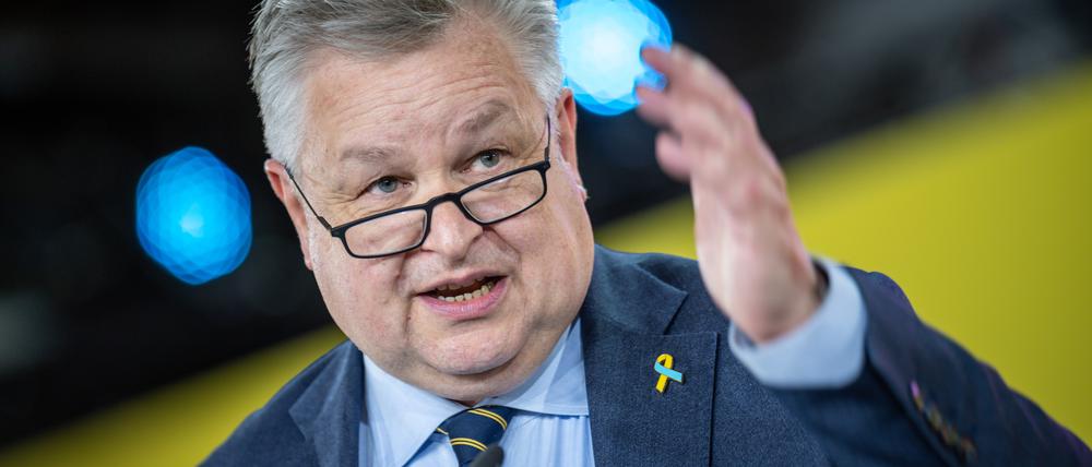Michael Link spricht auf dem FDP-Bundesparteitag.