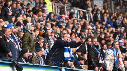 Diese Fans von Hansa Rostock versuchten ihr Team anzufeuern, ein anderer sorgte für einen Eklat.