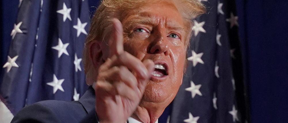 Der ehemalige US-Präsident Donald Trump.