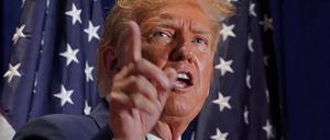 Der ehemalige US-Präsident Donald Trump.